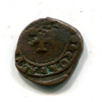 Genova, colonia, la Maona (1347-1385): tornese, zecca Chios (Lunardi#537), gr.4,06