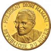 Niger: serie 4 prove in bronzo del 1960 "Indipendenza", ancora nelle bustine Johnson