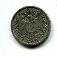 Germania, Guglielmo II (1888-1918): 10 pfennig 1901-G (KM#12)