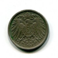 Germania, Guglielmo II (1888-1918): 10 pfennig 1901-J (KM#12)