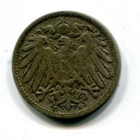 Germania, Guglielmo II (1888-1918): 10 pfennig 1903-G (KM#12)
