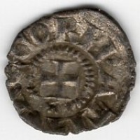 Aquileia, Gregorio di Montelongo (1251-1269): denaro piccolo scodellato (MIR#20)
