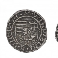Ungheria, Wladislaw II (1490-1516): denaro (Huszar#803), gr.0,48