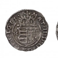 Ungheria,  Matthias II (1608-1619): denaro 1611-Kremnitz (Huszar#535), gr.0,50