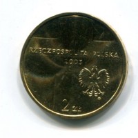 Polonia: 2 zlote 2003 "Giovanni Paolo II in Preghiera" (KM#465)
