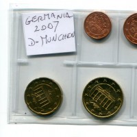 Germania 2007: 5 serie euro diversa zecca, confezionata da privati
