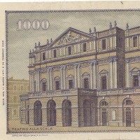 Repubblica:1000Lire 11/03/1971 "Verdi" 2° tipo (Gigante#BI56b)