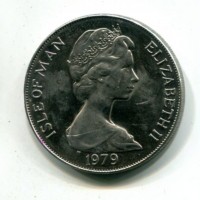 Isola di Man, Elisabetta II (1952-2022): 1 corona 1979 "Millennium of Tynwald" (KM#46)
