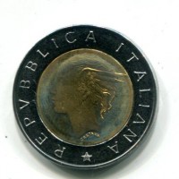 Repubblica Italiana (dal 1946): 500 lire 1994 "Luca Pacioli", da confezione zecca