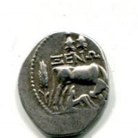 Illiria, Dyrrachium (229-100 a.C.): vittoriato 3,29g (BMC#126)