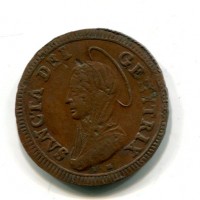 Tivoli, Pio VI (1775-1799): madonnina da 5 baiocchi 1797 (Muntoni#423)
