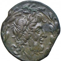 Bruttium, Brettii (289-287 a.C.): bronzo (SngCop#1675), grammi 7.17, mm 22