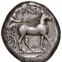 Sicilia, Messana (478-476 d.C.): tetradracma (SngCOP#393), gr. 17.20