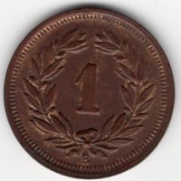Svizzera, Confederazione: 1 rappen 1940
