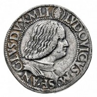 Milano, Ludovico Maria Sforza (1494-1500): testone (Crippa,II,263#2; CNI,V,199#19), grammi 9,55
