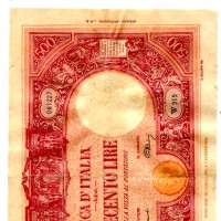 Repubblica: 1.000 lire 21/03/1947 "Grande M" (Gigante,BI#51F), forellini, scotch, segno strappi e  scritta sul R/
    
