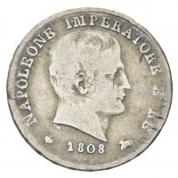 Milano, Napoleone I (1805-1814): 15 soldi 1808 (Gigante#172)