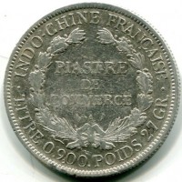 Indocina Francese: piastra di commercio 1899 (KM#5a.1)
