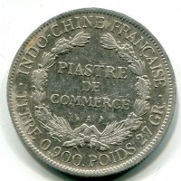 Indocina Francese: piastra di commercio 1902 (KM#5A.1)
