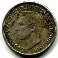 Australia, Giorgio VI (1936-1952): 1 fiorino 1946 (KM#40a)
