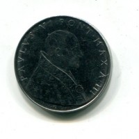 Vaticano, Paolo VI (1963-1978): 50 lire 1965-III