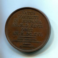 Cervantes Micael: medaglia 1821, diametro 41mm, gr.37,46