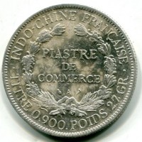 Indocina Francese: piastra di commercio 1904 (KM#5A.1)
