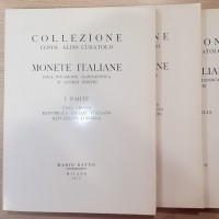 Ratto M. "Collezione Comm. Aldo Curatolo", Milano 1971-1972, tutti e quattro i volumi di questa storica asta. Raro insieme