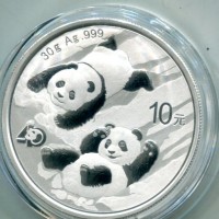 Cina: 10 yuan 2022 "Oncia-Panda" -Oncia-