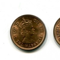 Cipro, Elisabetta II (1952-1960): 3 mils 1955 (KM#33)