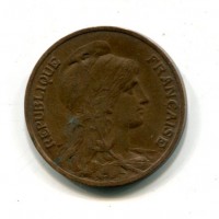 Francia, Terza Repubblica (1871-1940): 10 centesimi 1902  (Gadoury#277)