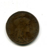 Francia, Terza Repubblica (1871-1940): 5 centesimi 1910 (Gadoury#165.5)