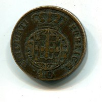 Portogallo, Joao VI (1816-1826): 40 reis 1821 (pataco) (KM#370)