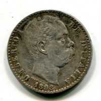 Umberto I (1878-1900): 2 lire 1898 (Gigante#33)