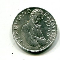 Austria, Repubblica: 25 scellini 1966 "130° F. Raimund" (KM#2897)
