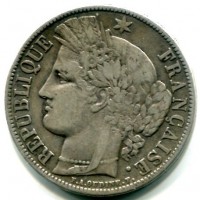 Francia, Seconda Repubblica (1848-1852): 5 franchi 1850-A (Gadoury#719)
