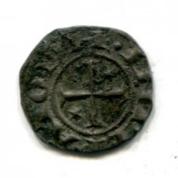 Brindisi, Enrico VI (1194-1197): denaro con AP (MIR#256)
