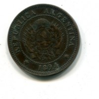 Argentina: 1 centavo 1894 (KM#32)
