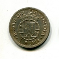 India Portoghese: 1 rupia 1947