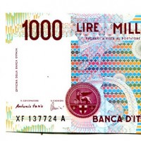 Repubblica: 1.000 lire 1996 "Montessori" (Gigante,BI#58FA), serie sostitutiva
