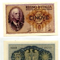 Regno, Vittorio Emanuele III: 5 lire 1940-XVIII (Gigante,BS#13A)
