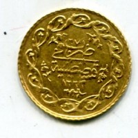 Islam, Ottomani, Mahmûd II (1223-1255 H/1808-1839): altin 1223/27 (Nuri Pere#773)