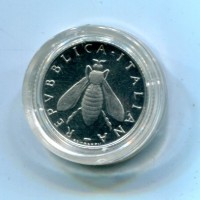 Repubblica Italiana (dal 1946): 2 lire 1993 "Olivo", da confezione zecca
