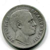 Vittorio Emanuele III (1900-1943): 1 lira 1905 "Aquila Sabauda" (Gigante#130)
