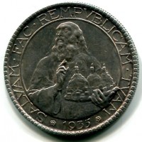 San Marino: 1935, 20 lire (Gigante#5)
