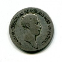 Germania, Prussia, Friedrich Wilhelm III (1797-1840): 1/3 tallero 1809-G (KM#386))
