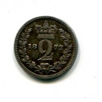 Gran Bretagna, Vittoria (1837-1901): 2 pence 1872 (Spink#3919)