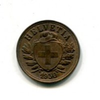 Svizzera, Confederazione: 2 rappen 1930