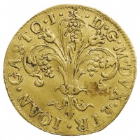 Firenze, Gian Gastone de' Medici (1723-1736): fiorino 1736 (CNI, XII,404#28), grammi 3.46