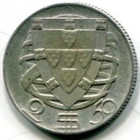Portogallo, Repubblica (dal 1910): 2,5 escudos 1946 (KM#580)

